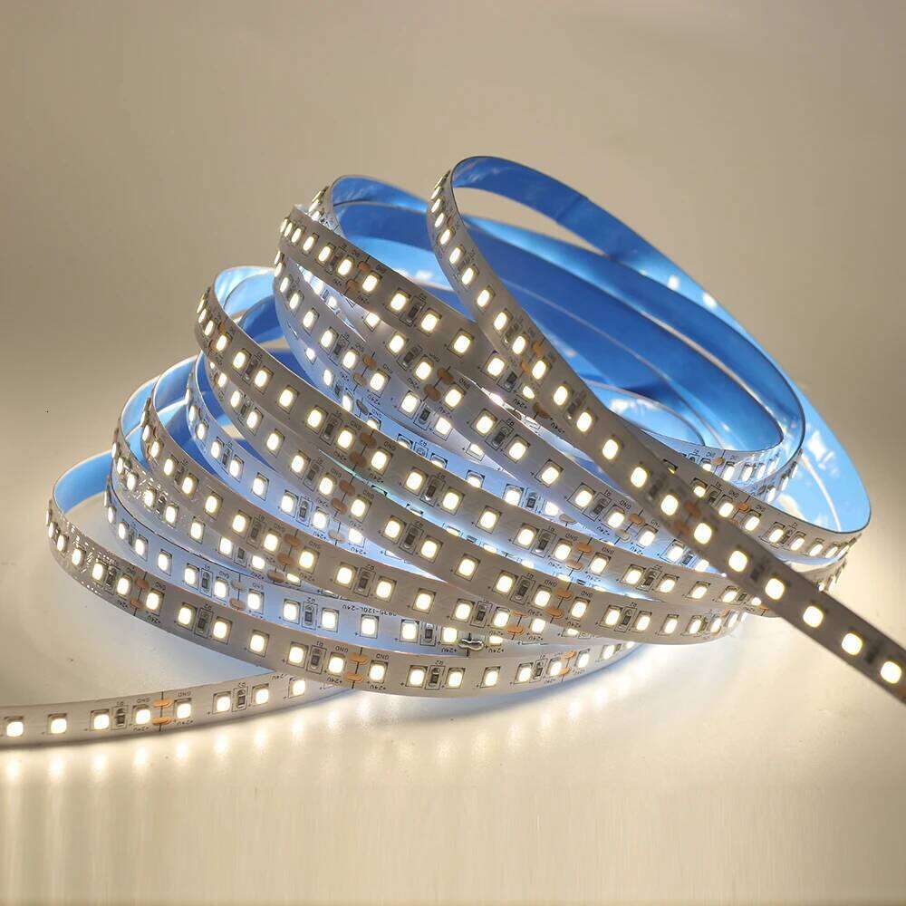12V 24V 2835 Strip 5m 10m 15m 20m Tape Light Ribbon Flexible String 120/240/480 LED Cold Warm Natural White Home Decor Z260226