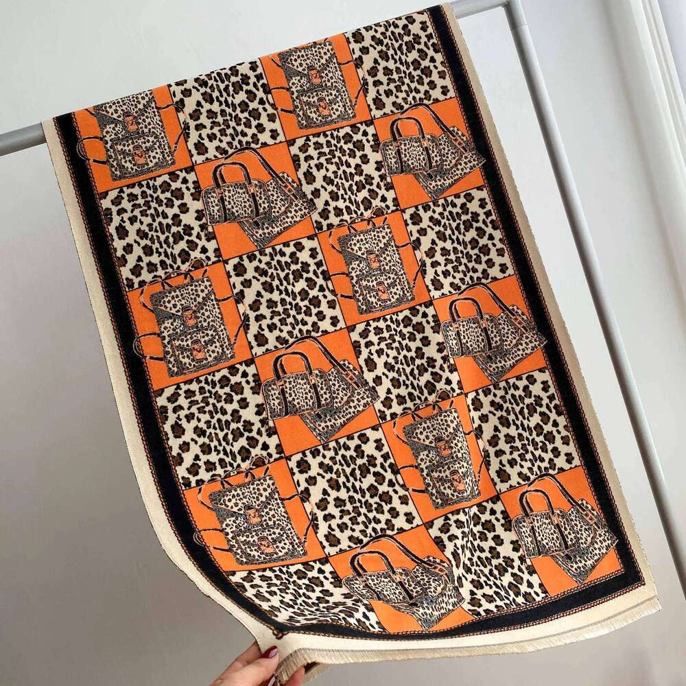 2023 Autumn Winter Women Outdoor Keep Warm Large Size Scarf Thick Imitated Cashmere Shawl Lady New Luxury Design Z260226