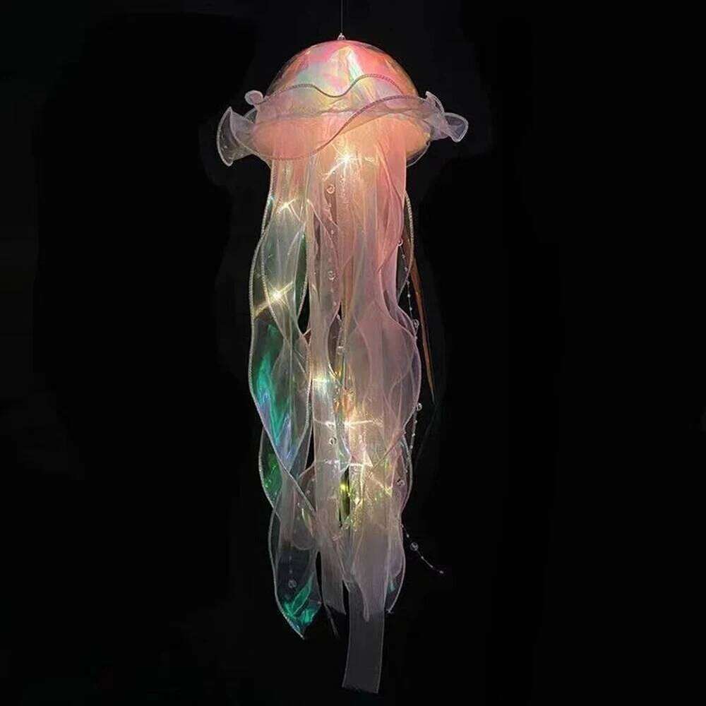 Lightweight Jellyfish Portable Night - Ambient Light for Daughter's Room DIY Decoration Z260227