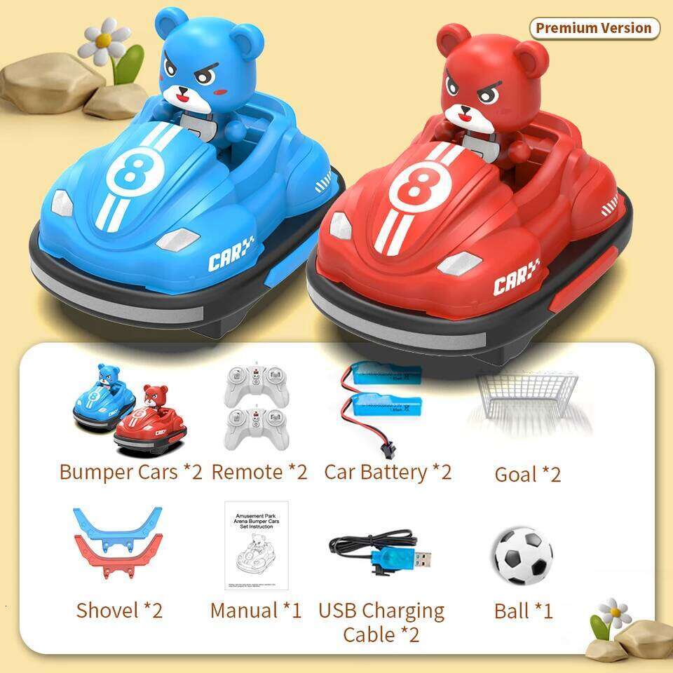 JJRC Q195 RC Battle Set Parent-child Competitive Interaction Go Kart Light music Remote Control Car Toy Gift for Kids H260227