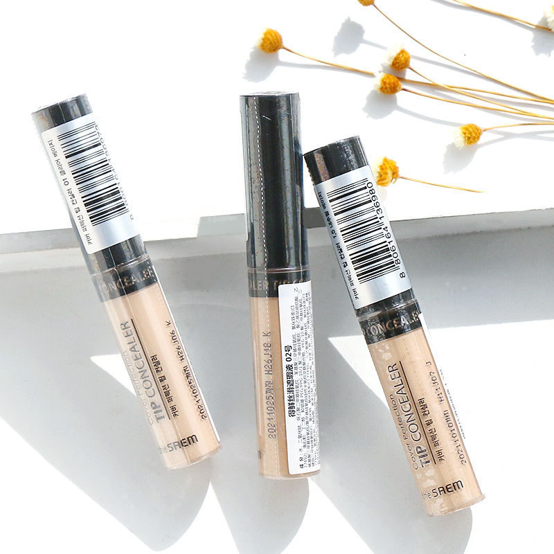 The Saem from Korea Liquid Concealer for Dark Circles Eye Concealer Brightening Isolation Foundation Pen for Women 240704