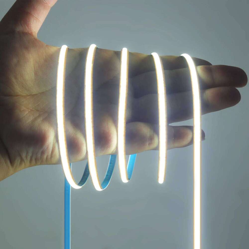 DC 12V 24V Free Cut LED PCB Width 5MM 400LEDS/M 3000K 4000K 6000K Self Adhesive Flexible Ribbon Strip Light For Home Decor Z260226