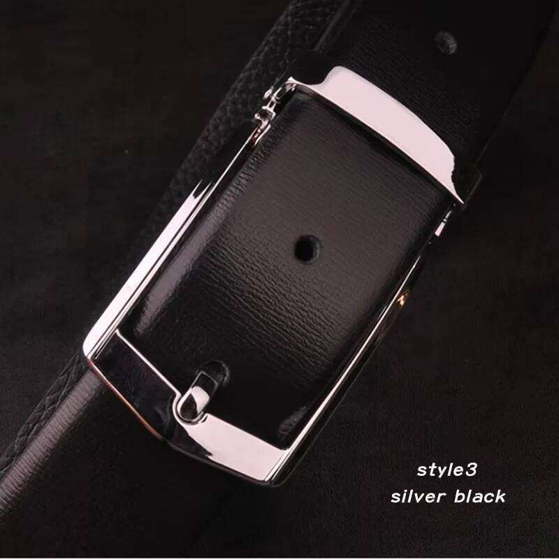 Men's Classical Fashion Business Belts Genuine Leather Men High Quality Pin Buckle Strap Luxury Male Belt Z260226