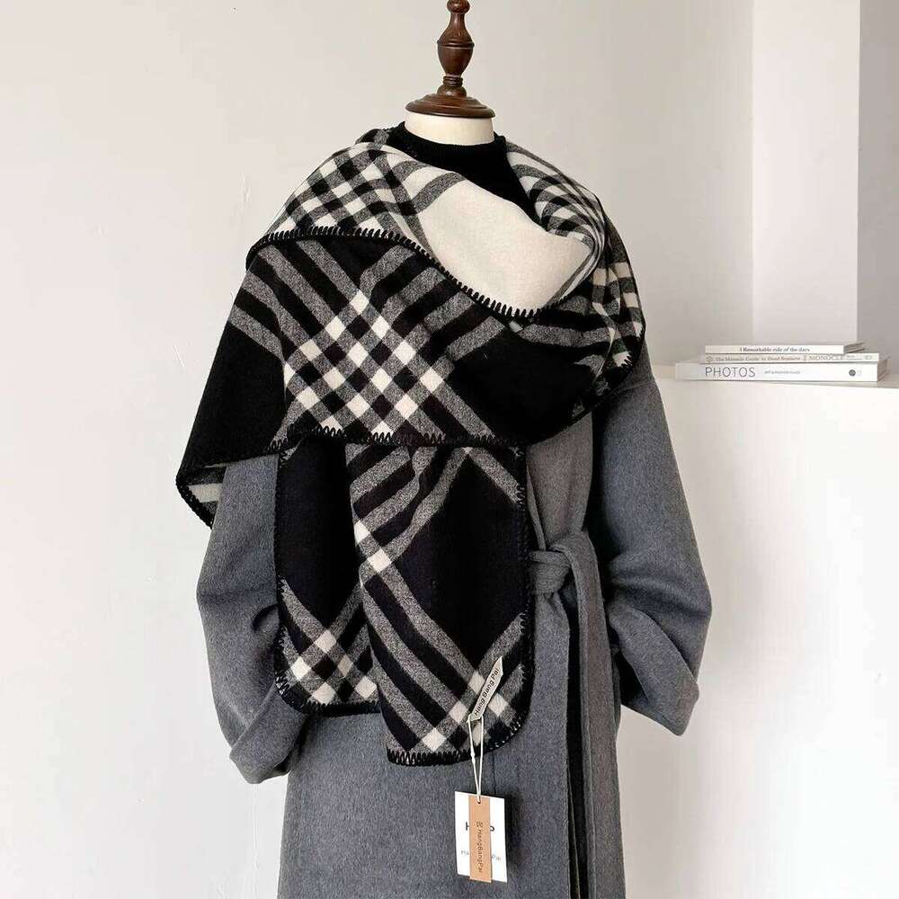 Fashion Long Plaid Scarf for Women Winter Warm Acrylic Thick Shawl Elegant Luxury Neck Wrap Scarves Bufandas Foulard Femme Z260226