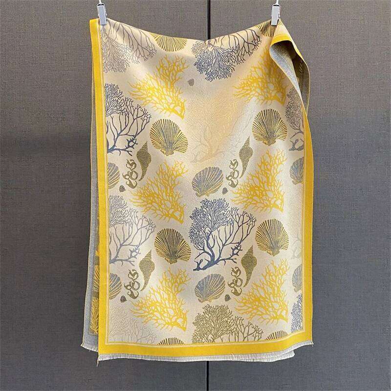 2025 Design Floral Printed Cashmere Scarf Women Winter Pashmina Shawls And Wraps Thick Warm Bufanda Stoles Blanket Luxury Z260226