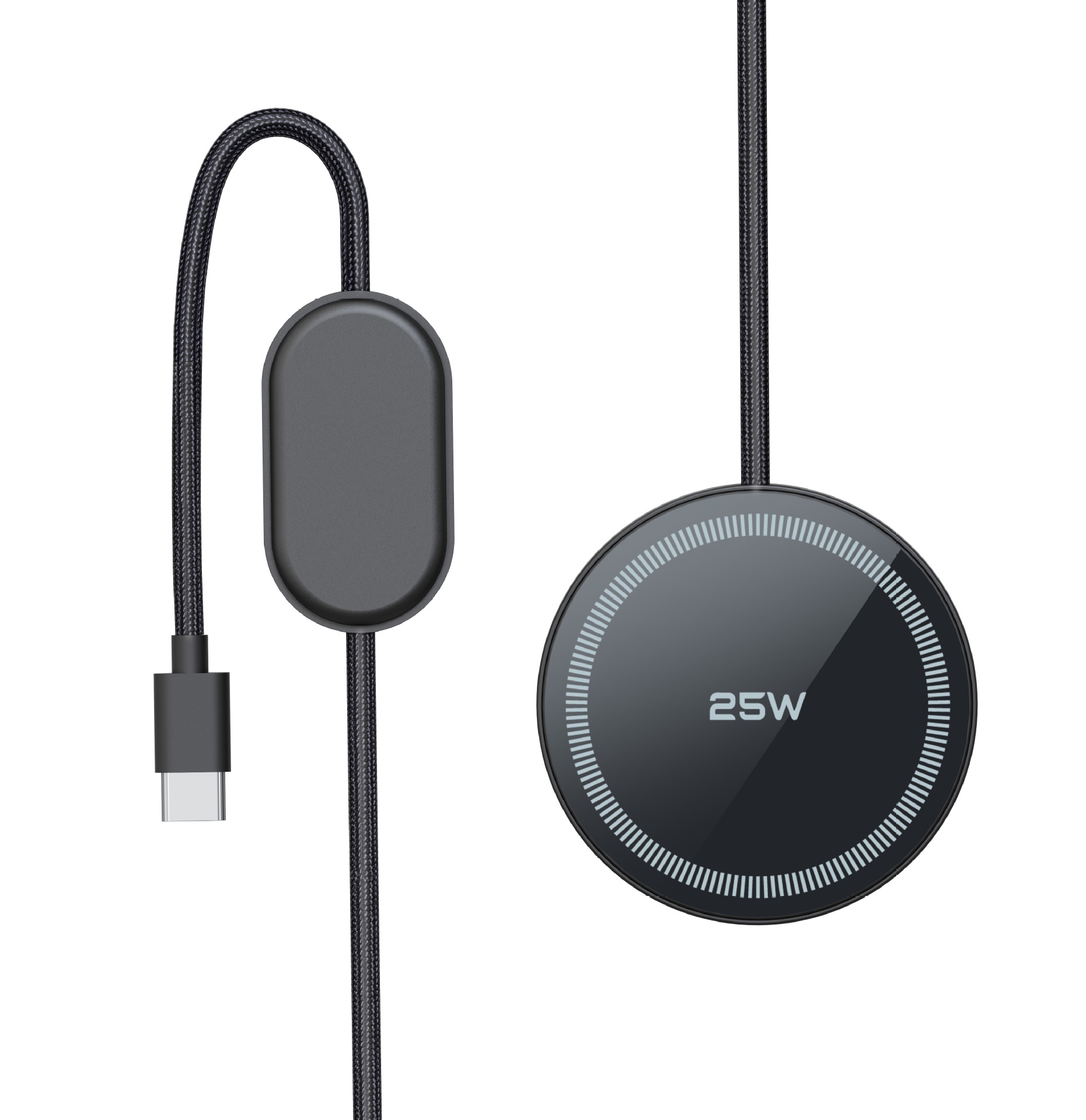 Magnetic 25W mobile phone earphones wireless fast charging charger
