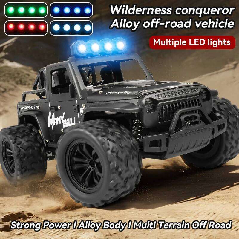 Drift 1:16 Full Proportional Remote Control 20KM/H 4WD High Speed RC Car LED Lights Extra Tires Vehicle Toy Adult Kid H260227
