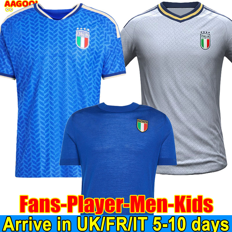 Italy soccer jersey 2026 World Cup football shirt Kit 26 27 Italia 1970s BARELLA Jorginho Pellegrini Frattesi home away top fans player version men kids kit uniforms