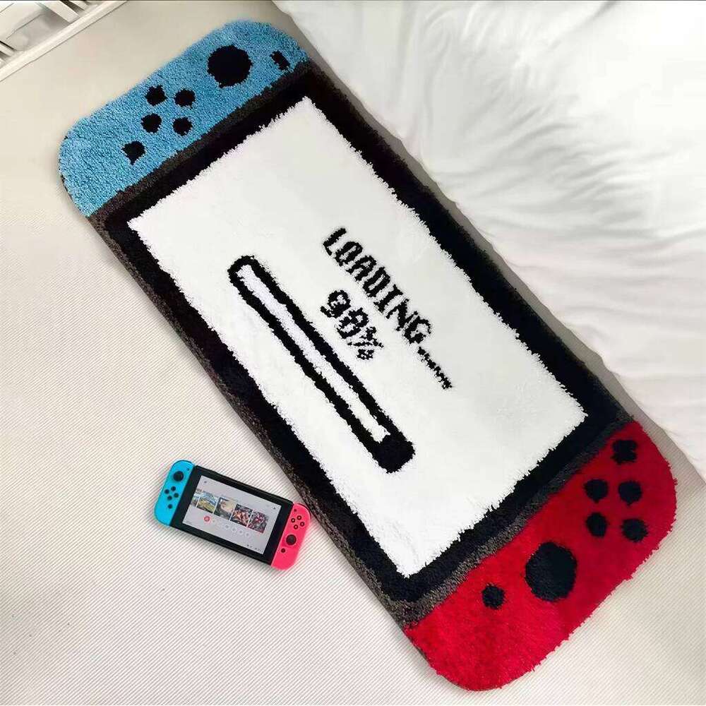 VIKAMA Imitation cashmere cartoon super cute bedside blanket bedroom ins floor mat carpet living room full mattress H260226
