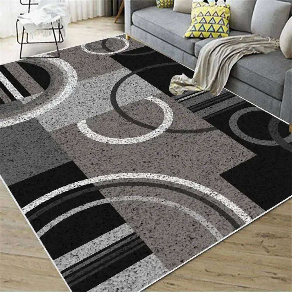 VIKAMA Nordic Abstract Carpet Living Bedroom Kitchen Dining Room Home Decor Geometric Large Area Floor Mat H260226