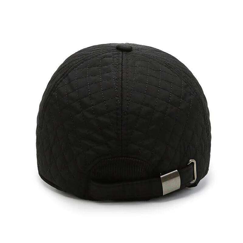 NORTHWOOD Solid Men's Winter with Earflaps Keep Warm Cotton Baseball Male Outdoor Velvet Thicken Fitted Cap Snapback Hat Z260226