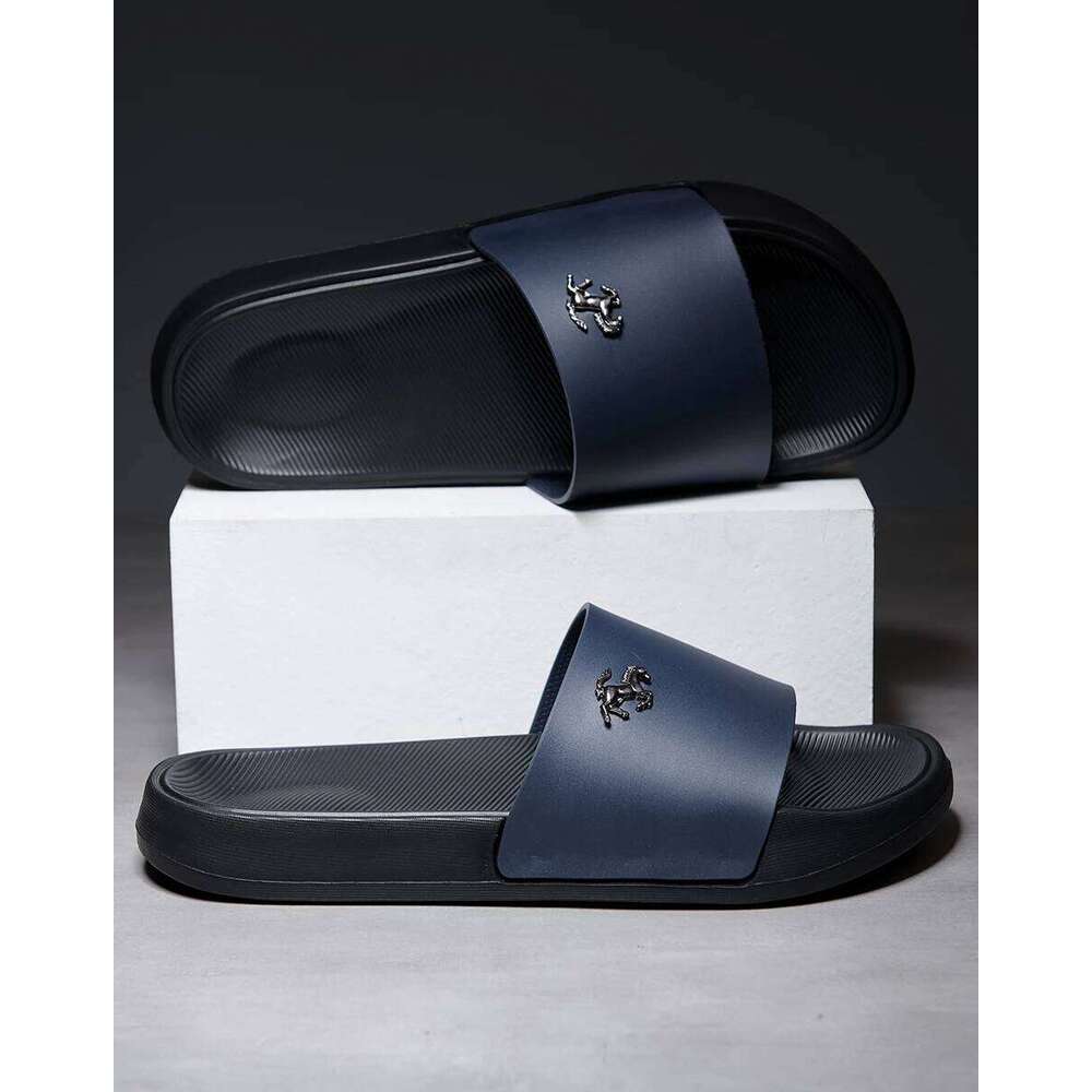 Men's Slide Sandals Soft Comfortable Non-Slip Slippers Indoor Outdoor Bathroom Beach Shoes Quick-Dry EVA Platform Lightweight