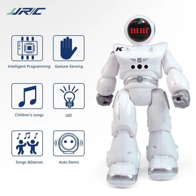 R18 RC Robot Programming Automatic Presentation Intelligent Gesture Sensor Smart Robots Children Toys Gift 260207