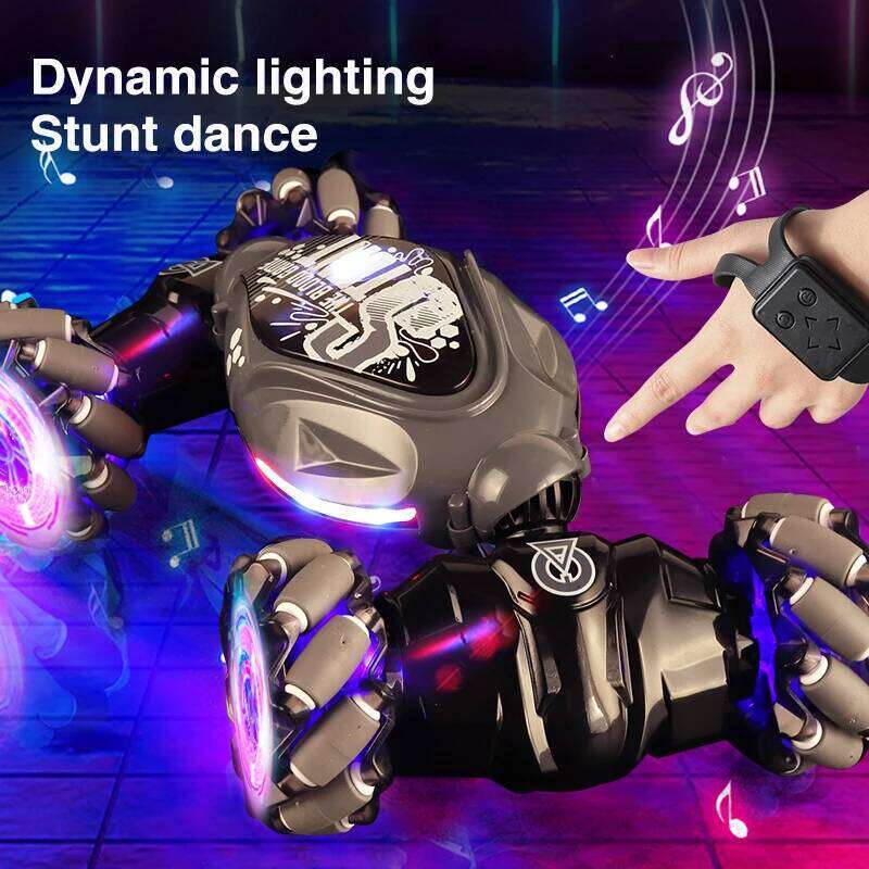 4x4 Remote Control Cart Stunt Gesture Sensing 1/12 RC Drift Car With LED Light Deformation Novel For Children Toys H260227