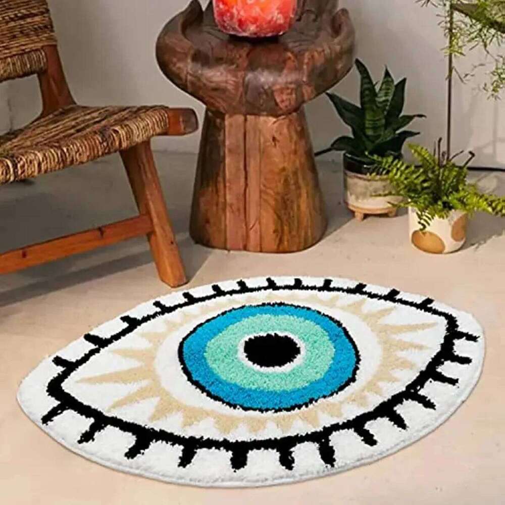 Thickened non slip eye pattern carpet doormat bathroom mat home decoration H260226