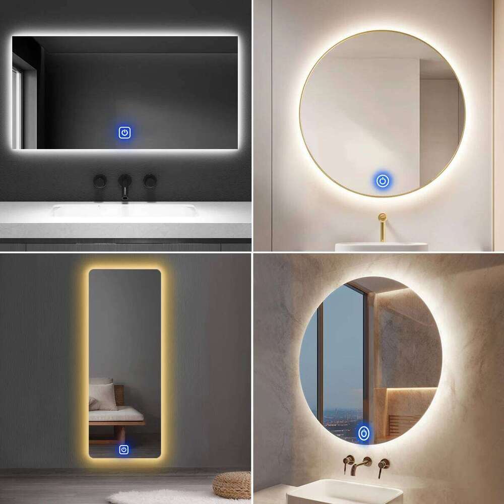 Makeup Mirror Light Vanity Lights 12V Bathroom Dressing Table Lighting Dimmable LED COB With Adhesive Tape Stepless Dimming Z260226