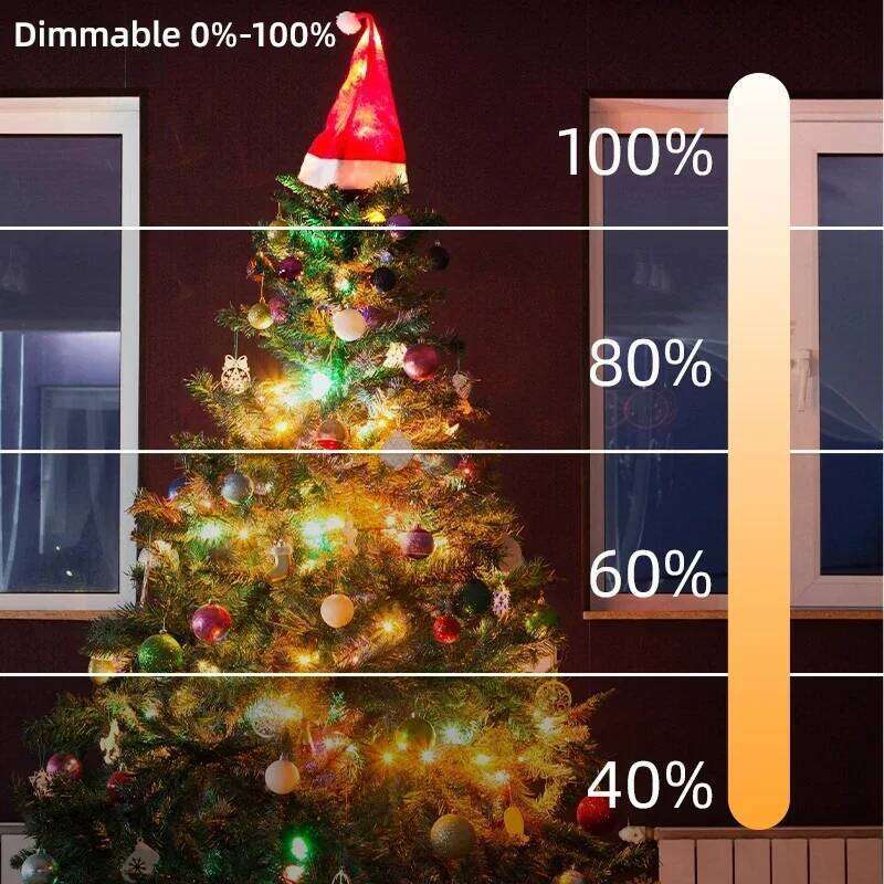 WS2812B Led String Christmas Tree Lights 5m/10m BT Music App Control RGBIC Dreamcolor Addressable Party Decoration USB DC5V Z260226