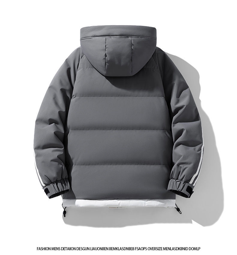 Men's Big and Tall Winter Padded Jackets, Loose Fit Plus Size Warm Cotton Coats, Casual Heavyweight Outerwear for Fall and Winter
