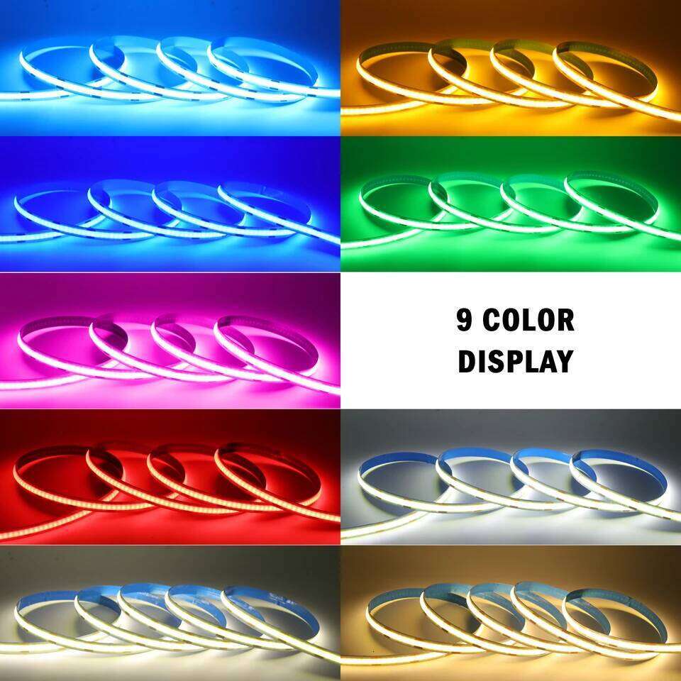 Battery Powered COB LED Strip Light 5V 320LEDs/M Flexible Diode Tape 3MM 5MM 8MM Linear Ribbon Indoor Lighting Lamp Backlight Z260226