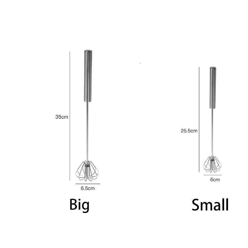 1pc Stainless Steel Egg Beater Semi-Automatic Hand Push Whisk Durable Kitchen Tool for Baking Cream Mixing Effortless Design