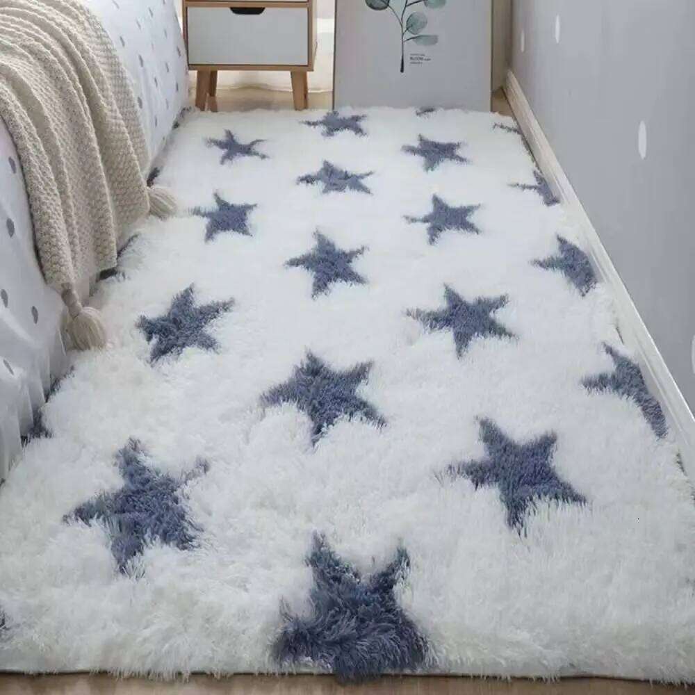 Bedroom Carpet Bedside Rugs Sofa Cushion For Children's Cute Girls Floor Soft Mat Living Room Decoration H260226