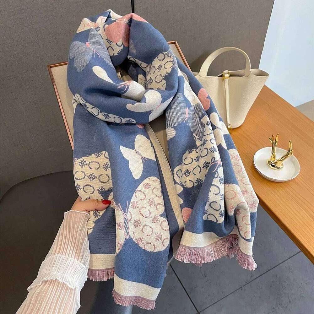 Women Cashmere Thick Warm Blanket Autumn New Retro Print Scarf Female Winter Luxury Fashion Shawl Wrap Poncho Echarpe Pashmina Z260226