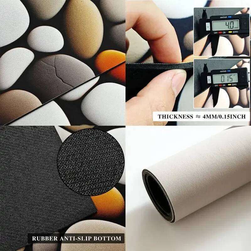 VIKAMA Tiger Diatomite Kitchen Carpet Thickened Oil-resistant Dirty-drying Floor Bathroom Balcony Entrance Non-slip Mats H260227 - view 6