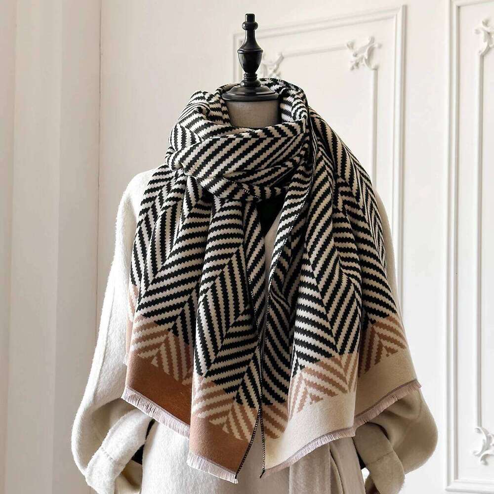 2025 Winter Women Imitation Cashmere Scarves Thick Warm Pashmina Shawls Wraps Jacquard Lady Blanket Echarpe Bufanda Female Scraf Z260226