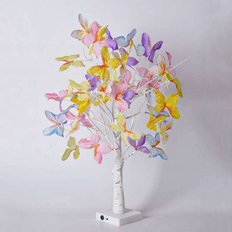 Tabletop Bonsai Fairy Lights Butterfly Tree Lamp DIY Decorative LED Night Light for Gift Party Holiday Camping Home Decor Z260227