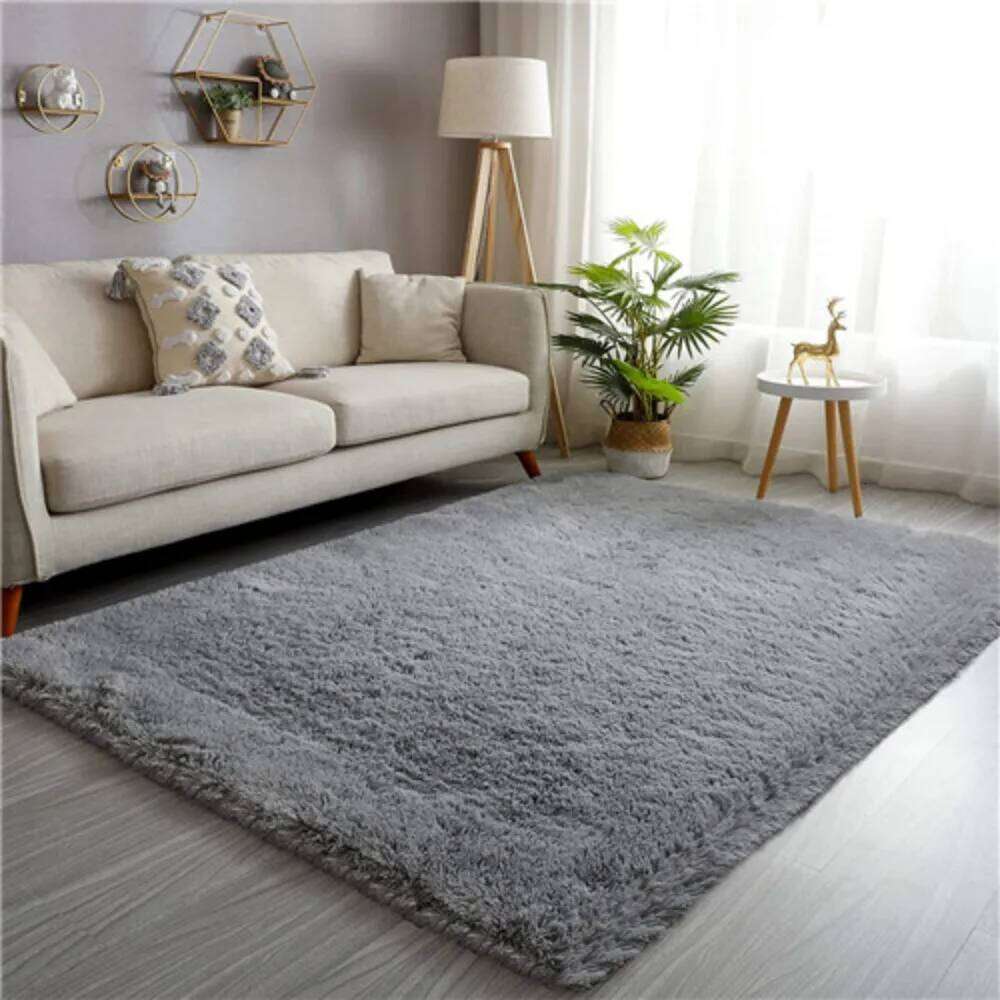 VIKAMA Mauve Soft And Cozy Living Room Sofa Scandinavian Ins Style Bedroom Plush Home Decoration Carpet H260226