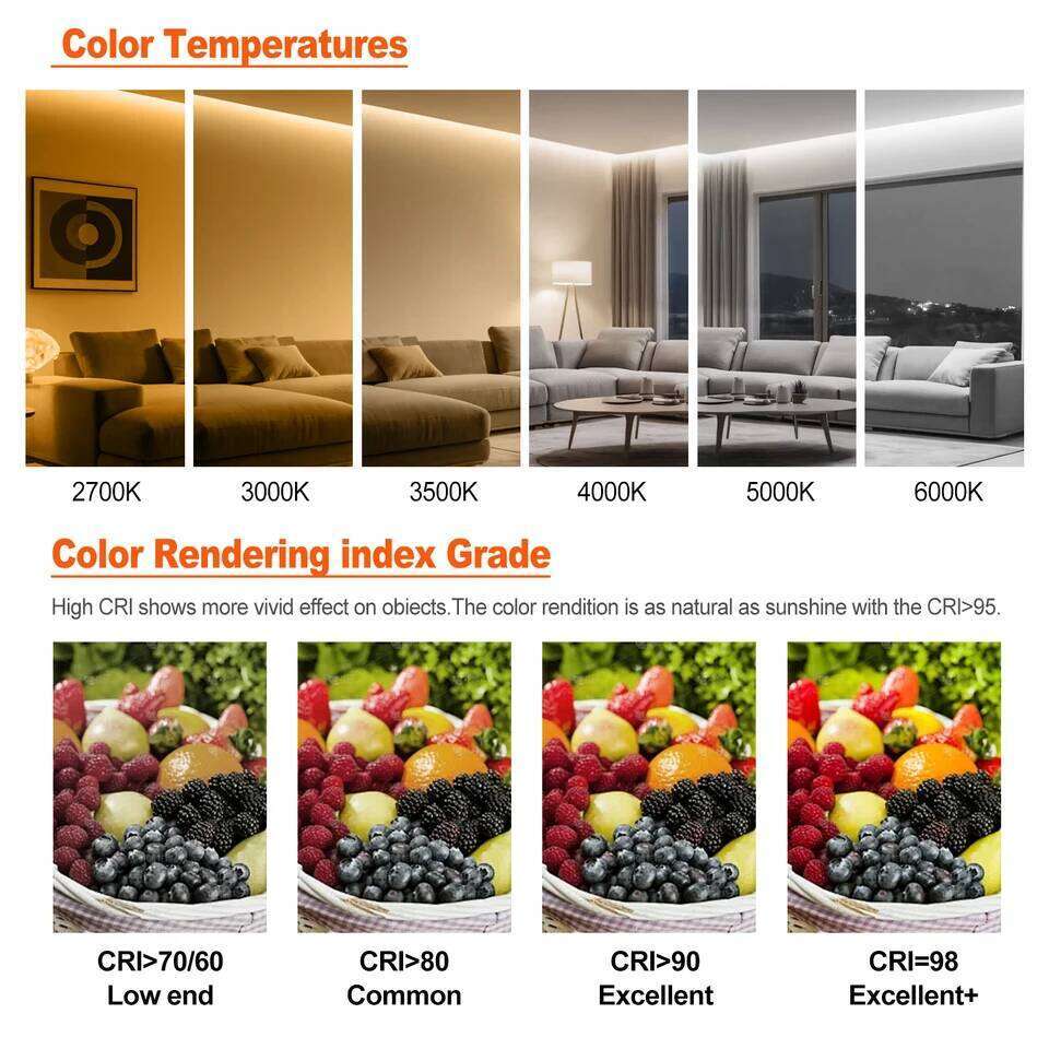 DC 12V 24V RA98 LED Strip SMD 2835 120LEDs/M 2700K 3000K 4000K 5000K 5500K 6000K IP20 Flexible Ribbon Rope Light 5M 10M/Roll Z260226