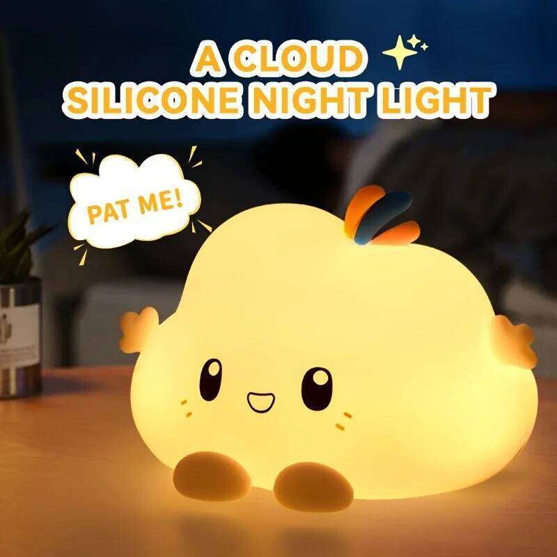 Cloud Night Light,Touch-Control Dimming, Charging & Timing ,For Home Decor, Perfect Gift Choice Z260227
