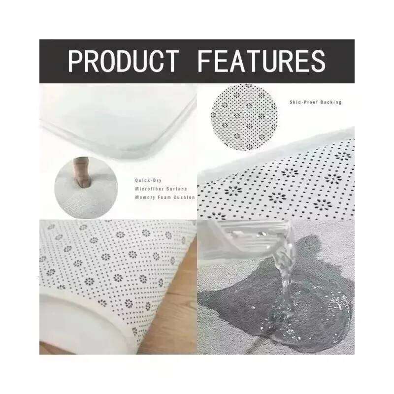 Wedding Season Valentine'S Mother'S Day Gift Carpet Flooring Floor Mat Kitchen Decorative H260226