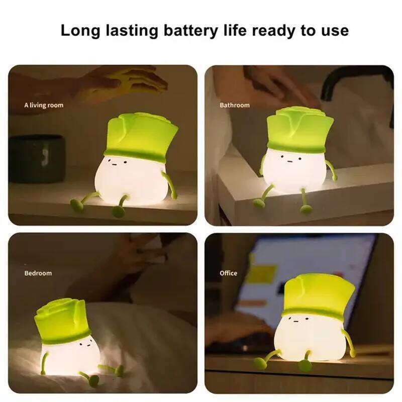 Cartoon Vegetable Silicone USB Charging Induction Night Light Mobile Phone Holder Children'S Birthday Christmas Gift Z260227