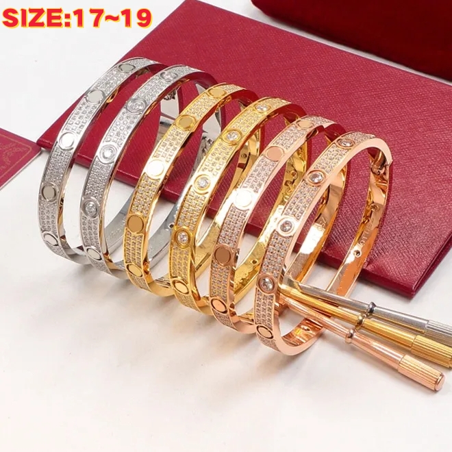 Bracelet designer bracelet luxury brand bracelets designer for women men High quality letter design diamond exquisite shiny engagement wedding gift with box good