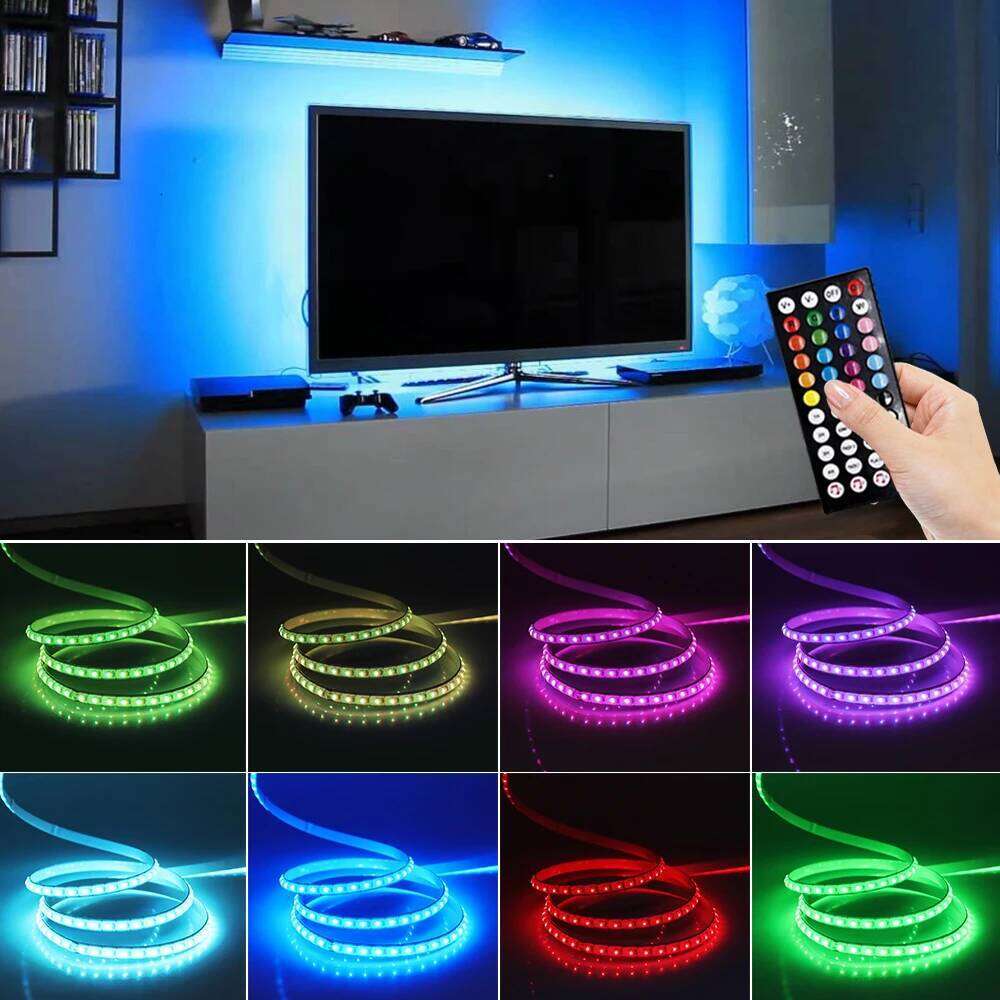 Tuya Wifi RGB LED Strip USB 5V Bluetooth APP Remote Control Flexible Ribbon Tape 180Leds/m TV Backlight for Bedroom Decoration Z260226