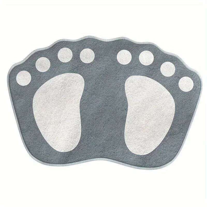 1 Bath Mat with Anti Slip, Super Absorbent, Ultra-fine Fiber, Soft Comfortable Bathroom Carpet and Floor Decoration H260227 - view 6