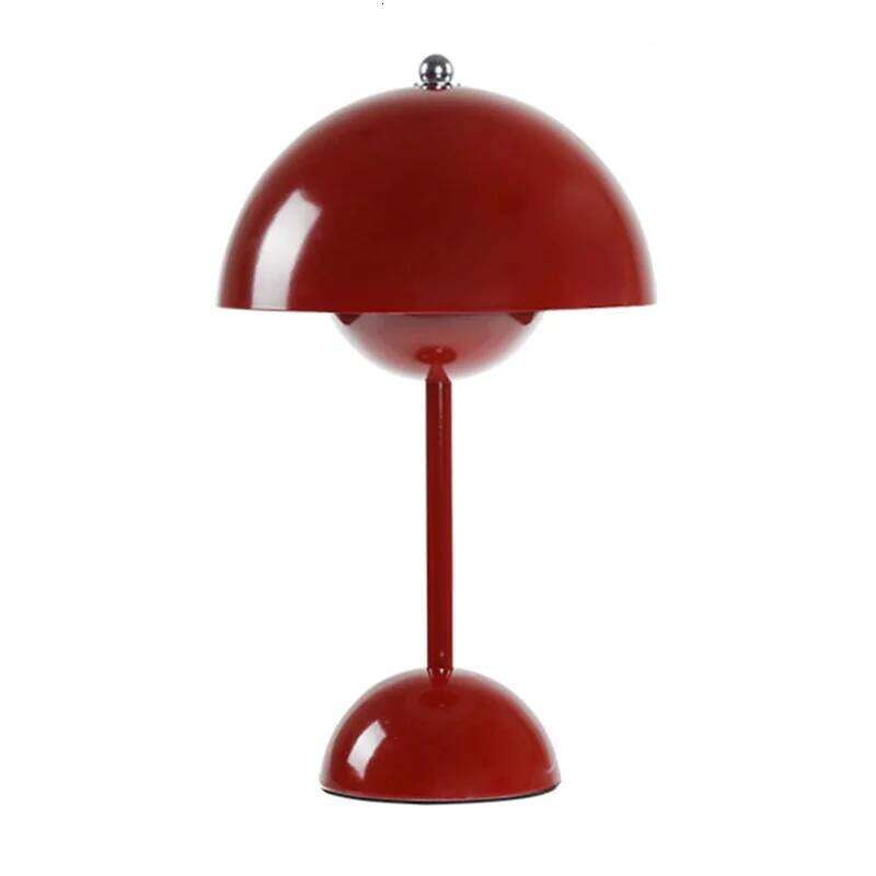 -ABAB Mushroom Flower Bud Rechargeable LED Table Lamp Desk For Bedroom Dining Touch Night Light Simple Modern Decoration Z260227