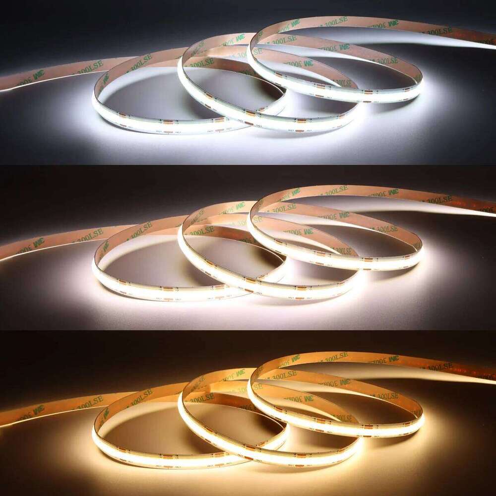 608LEDs/M CCT Wifi COB Strips Dual White room decor Diode Tape LED Light Work with Alexa Tuya Smart lamp 24V fita led Z260226