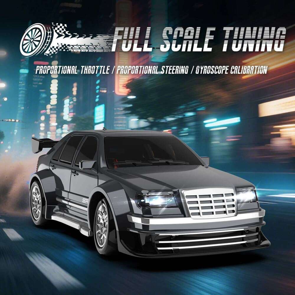 FQD17 FQD19 1:43 Scale Full-Size 4WD 2.4g Gyroscope Calibration Drift Steering Light Linkage Mini Remote Control Car H260227