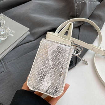 2026 new trendy small square handbags Fashionable Snake Print Shoulder Bag with Premium Feel Crossbody Bag for women fashion versatile Mini Lipstick C