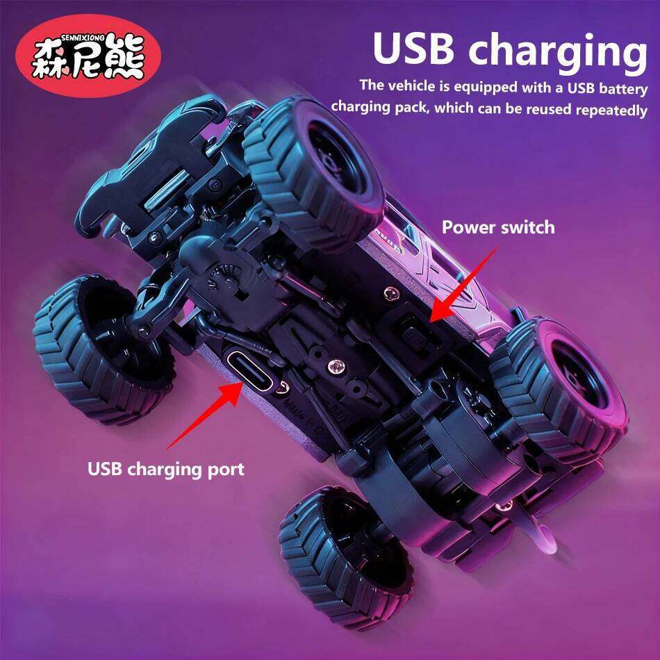 SENNIXIONG 1:64 MINI Alloy RC Off-Road Car All Terrain Vehicle RTR Speed Drift SUV Climbing Truck Toy for Children Holiday Gift H260227