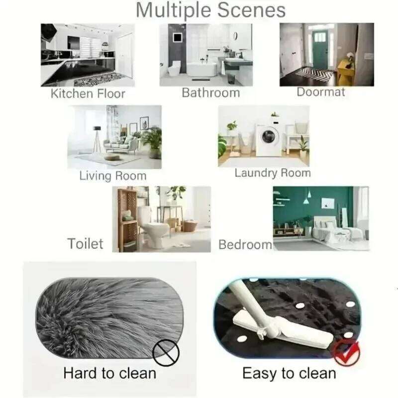Fashion Moon Print Round Rug Non-Slip Wear-resistant Circle Carpet for Living Room Bedroom Soft Floor Mat Home Decor Beautiful H260227 - view 7