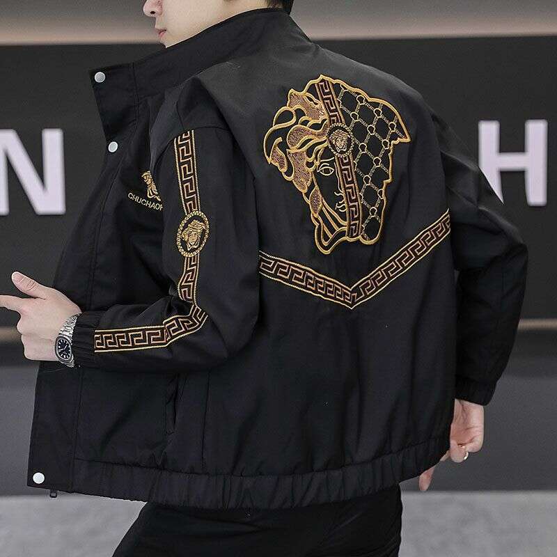 Men's 2026 Jacket Casual Stand Collar Trendy Slim Fit New Versatile High-End Coat