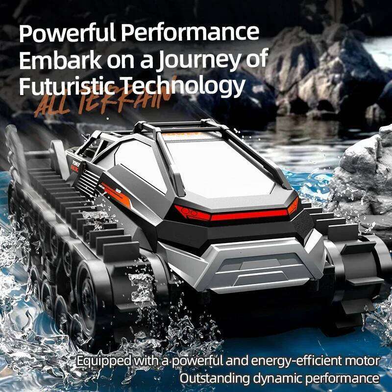 JJRC Q183 Rc Tank Car Track Remote Control Cars Off Road 2.4G Amphibious Crawler Truck Climbing Electric Model Vehicles Toys H260227