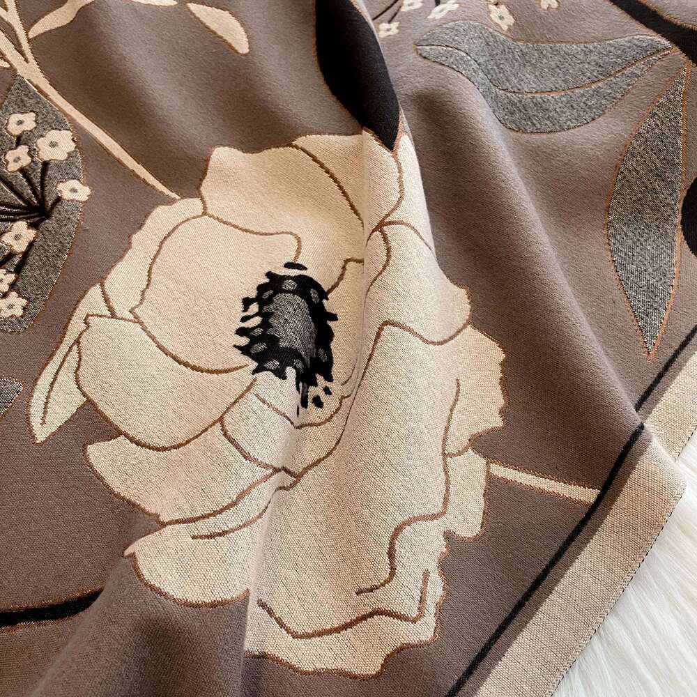 Shawl Pashmina Thick Winter Warm Blanket Poncho Stoles Print Cashmere Scarf Women Travel Wraps Bufanda Female 2023 Luxury Z260226
