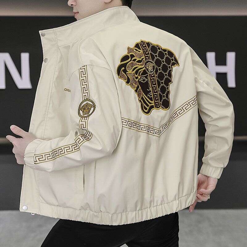 Men's 2026 Jacket Casual Stand Collar Trendy Slim Fit New Versatile High-End Coat