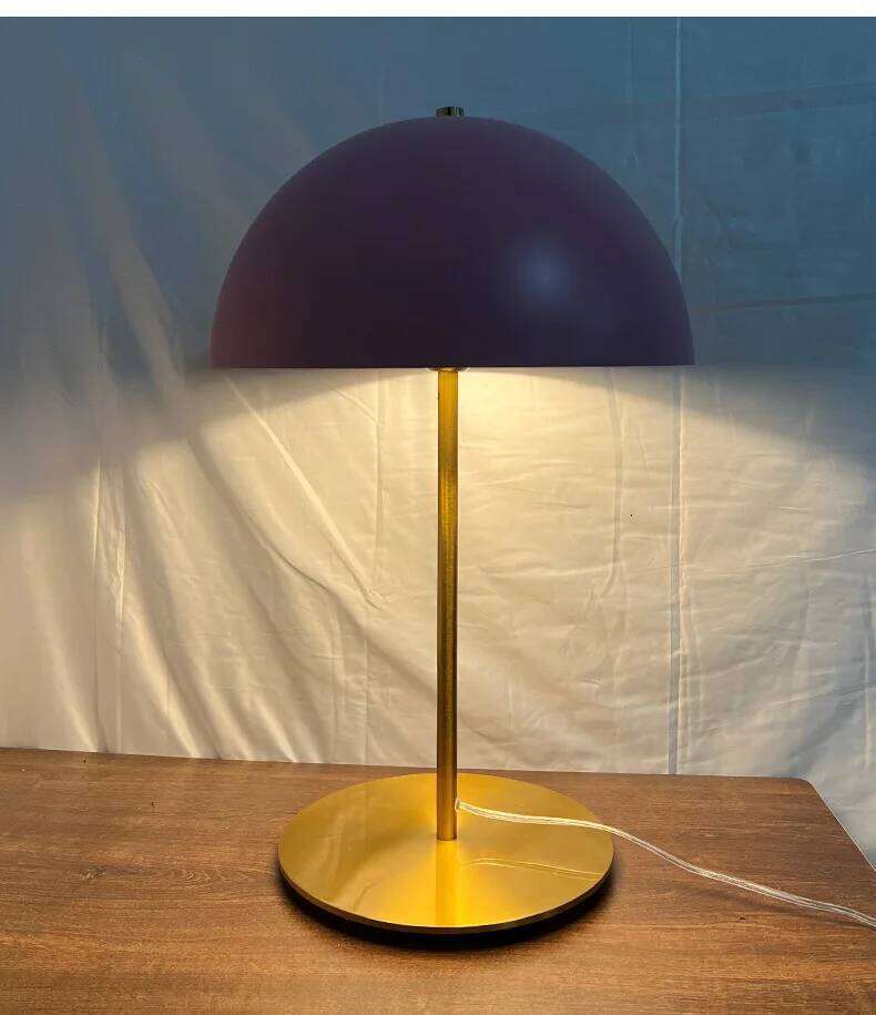 Simple Mushroom Shaped Table Villa Bedroom Bedside Pink Night Light Study American Style Desk Lamp Z260227