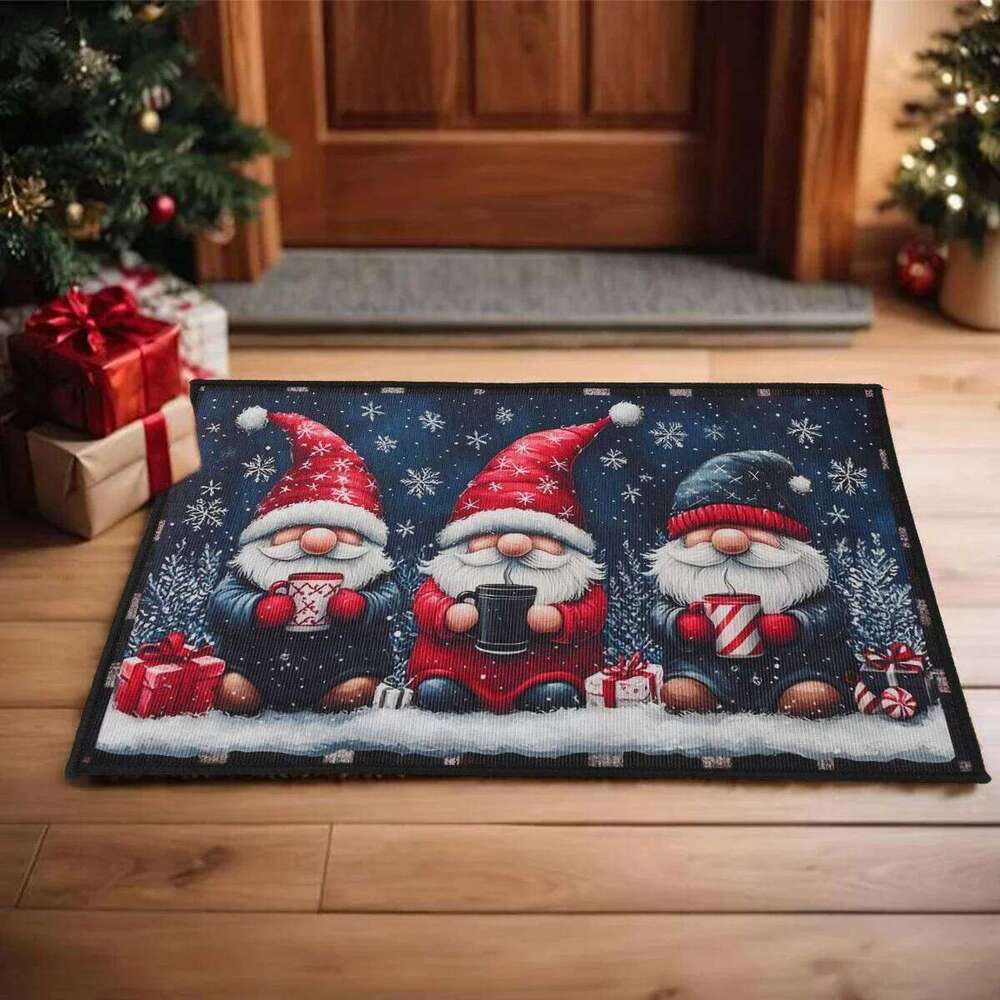 VIKAMA Floor Mat, Christmas Decorations, Anti-Slip And Easy-To-Clean Entrance Carpet, 2026 New Year Home Decoration H260226