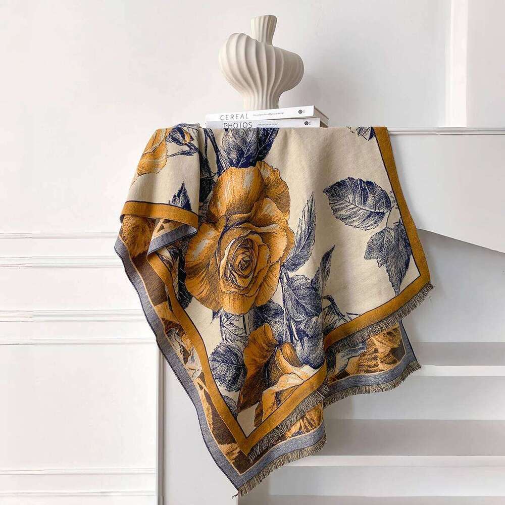 Women Winter Fashion Imitation Cashmere Scarf: Warm Luxury Pashmina Thick Shawl Wrap, Multi-Use Neckerchief Bufanda Echarpe Ponc Z260226